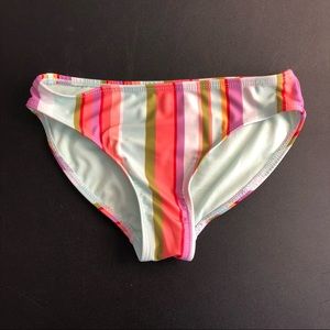 Wonder Nation Striped Girls Bikini Bottoms Size 7/8